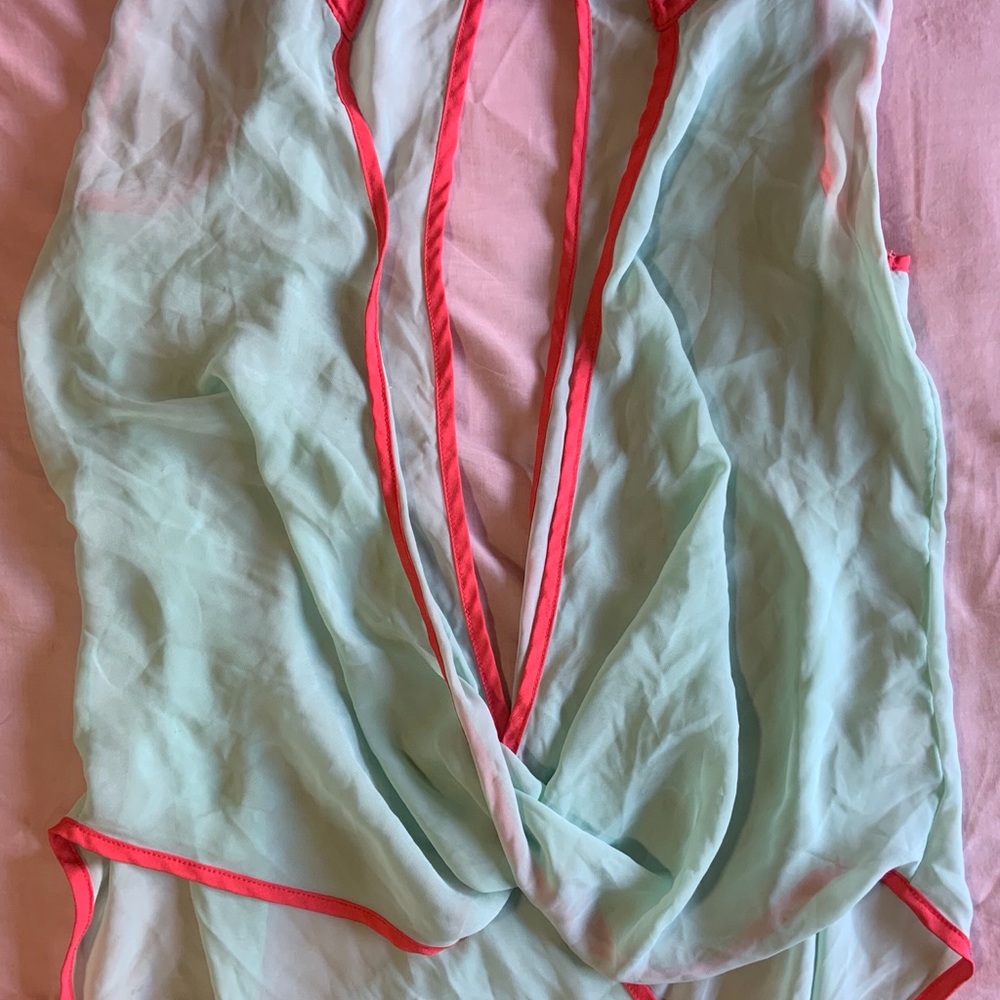 Finn & Clover Mint and Coral Cover-Up